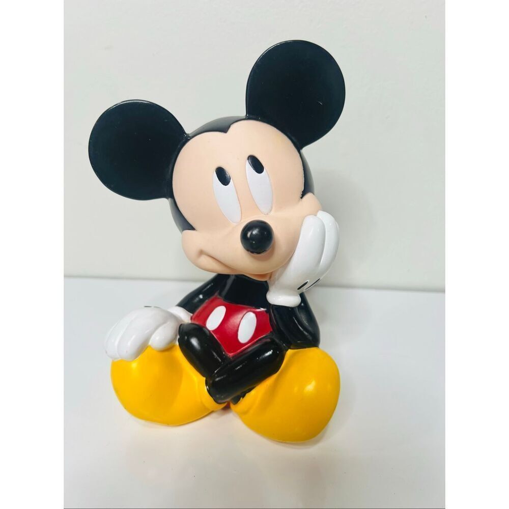 Disney Mickey Mouse Vintage Piggy Bank Posing